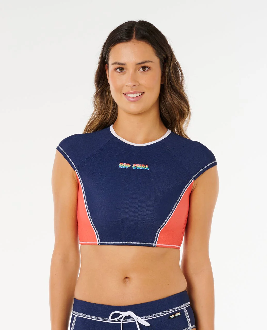 Surf Tide Crop Short Sleeve Rashvest - Image 5
