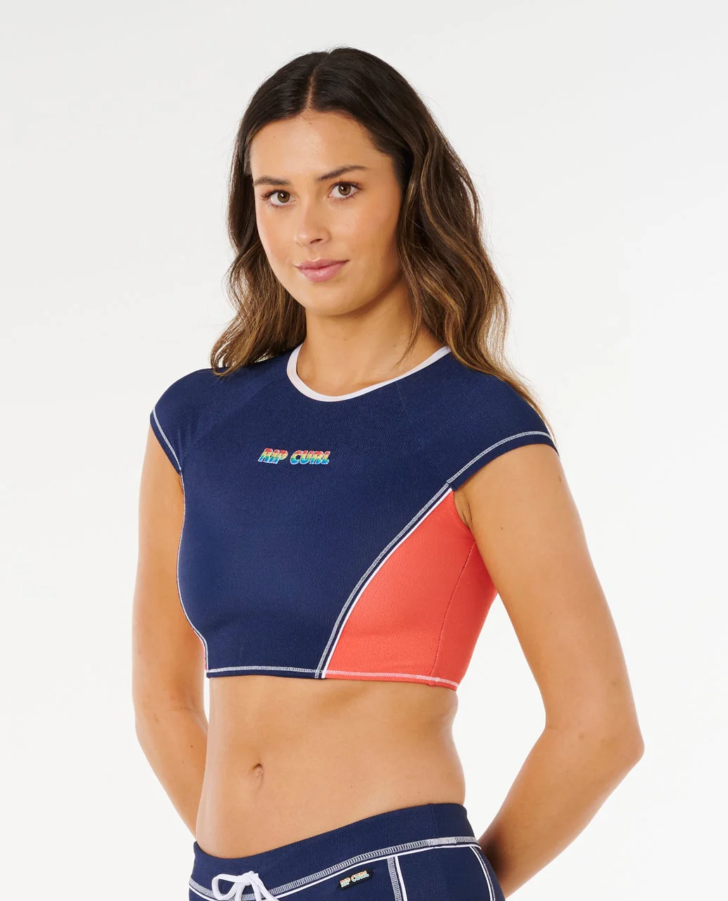 Surf Tide Crop Short Sleeve Rashvest - Image 6