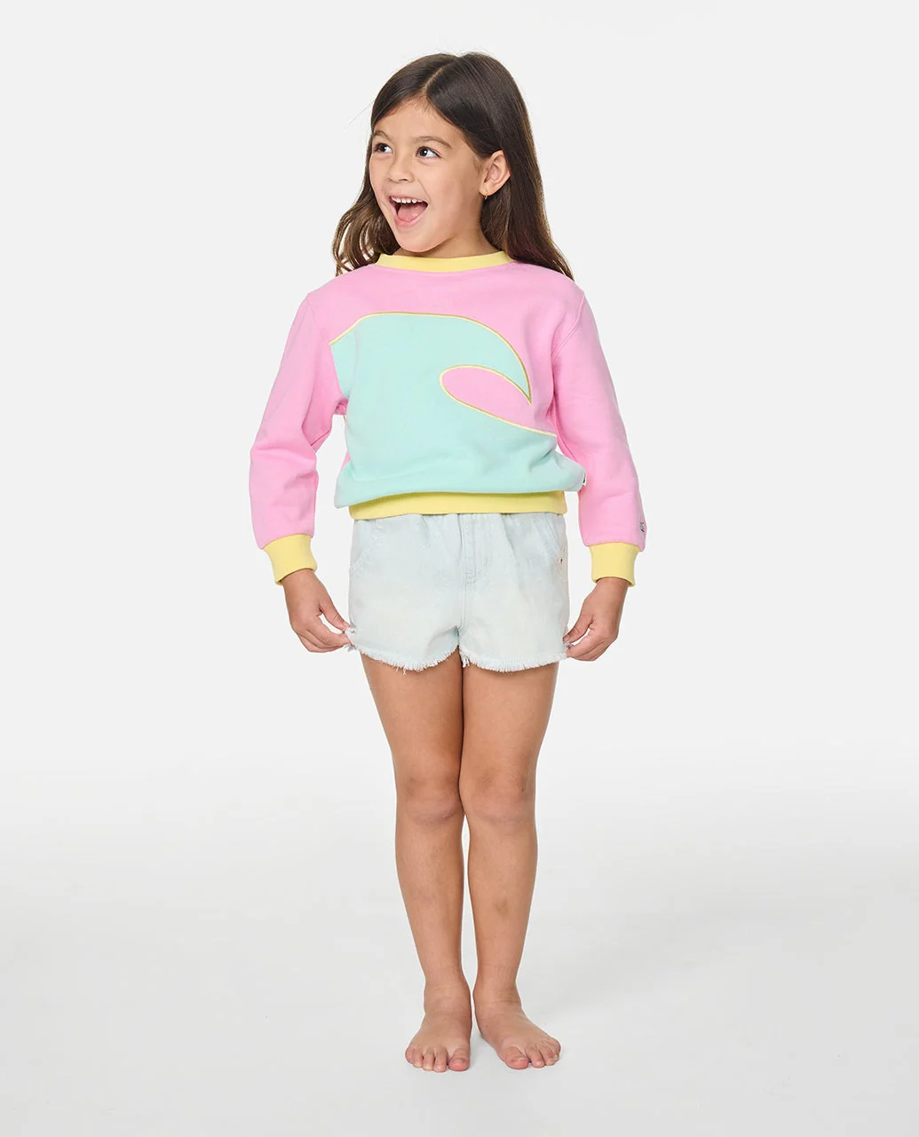 Surf Wave Crew Fleece Girl - Image 3