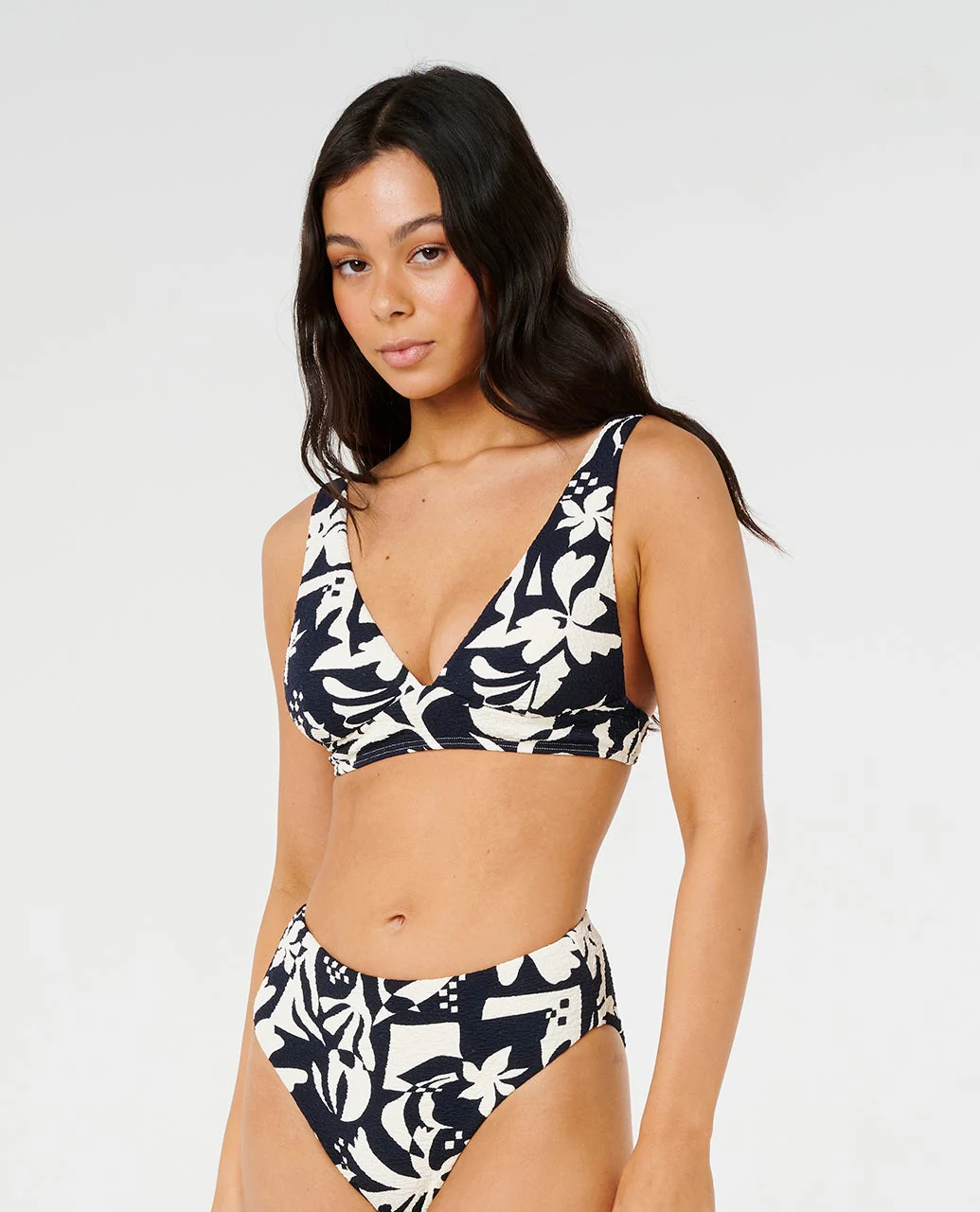 Topanga Geo Deep V Bikini Top - Image 2