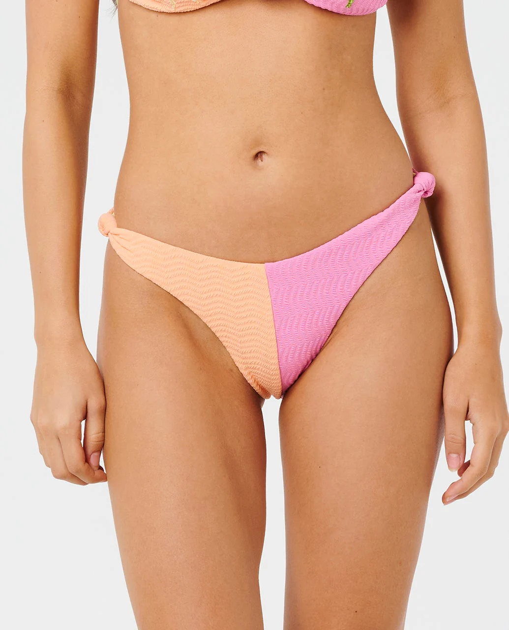 Topanga Texture Hi Leg Skimpy Bikini Bottom - Image 2