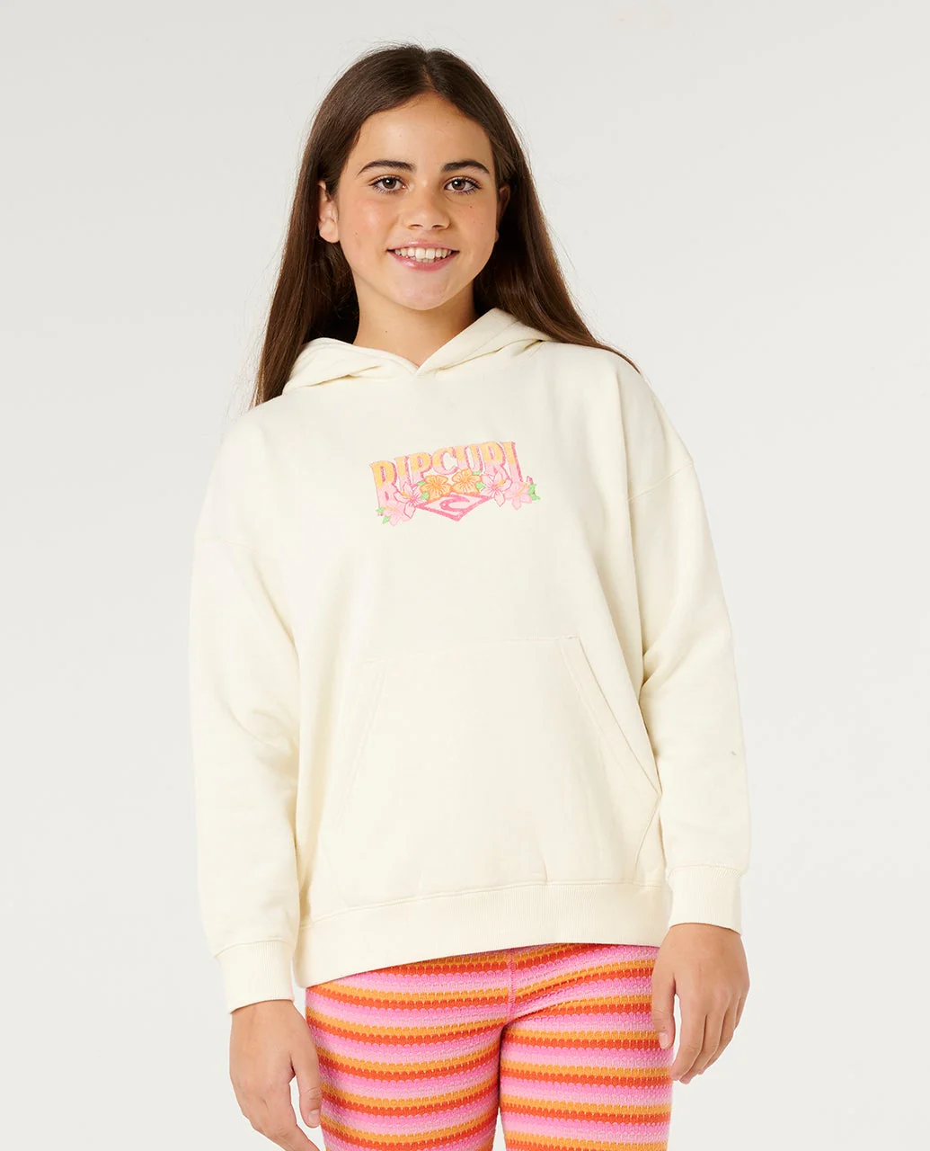 Tropical Dawn Hoodie Fleece Girl