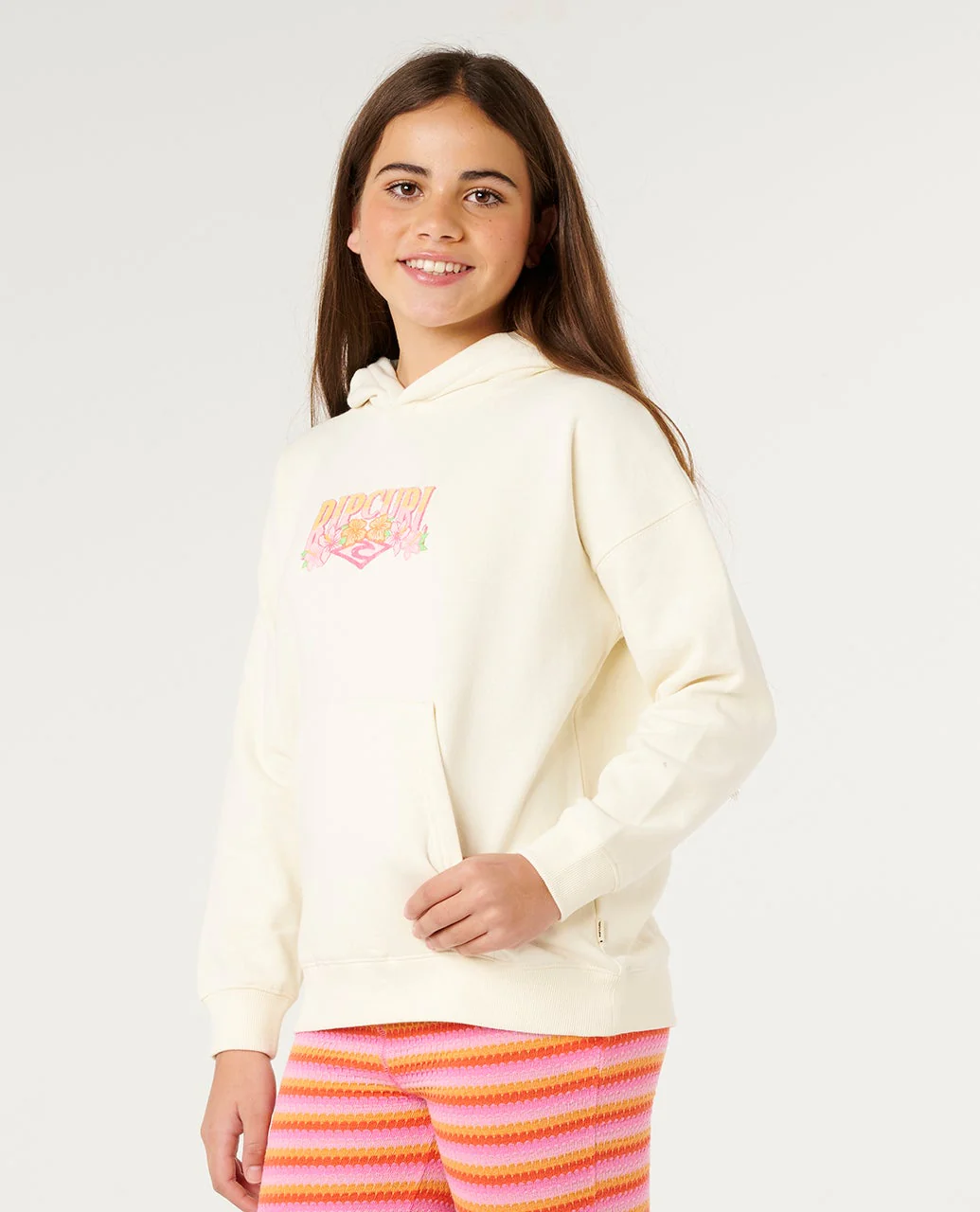 Tropical Dawn Hoodie Fleece Girl - Image 2