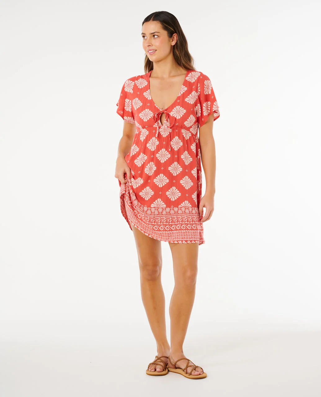 Ventura Tiered Short Sleeve Dress - Image 4