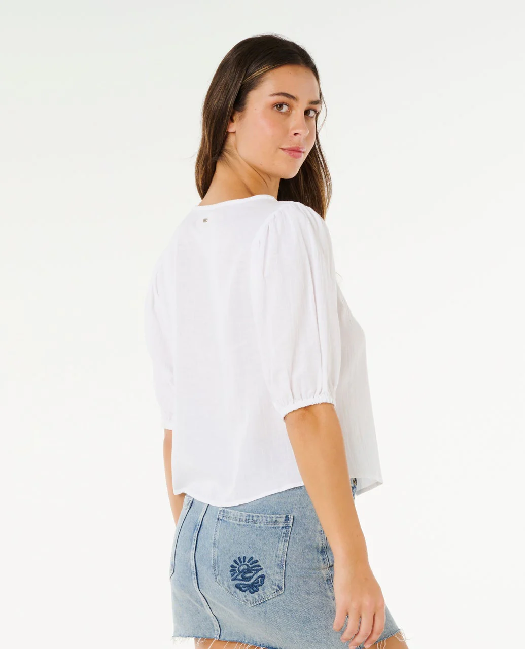 Vibe Surf Tie Front Shirt - Image 3