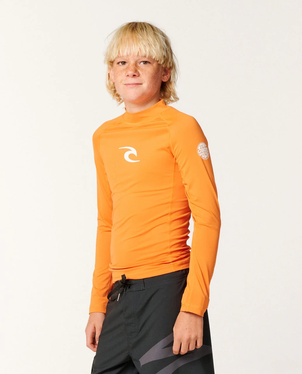 Waves UPF Long Sleeve Rash Vest Kids - Image 2