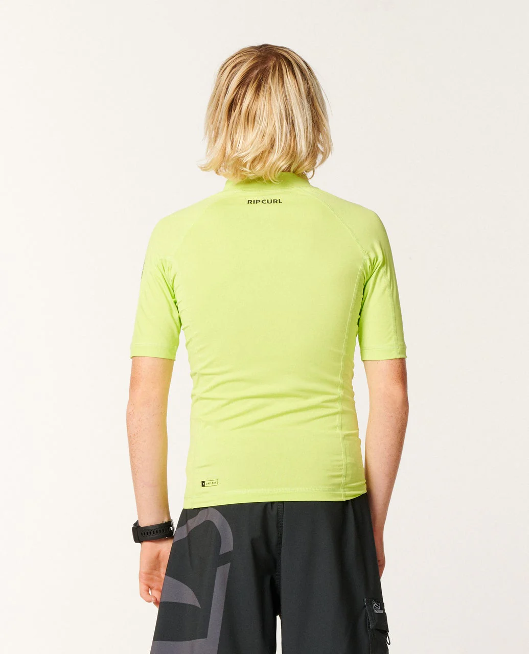 Waves UPF Short Sleeve Boy Rash vest - Image 3