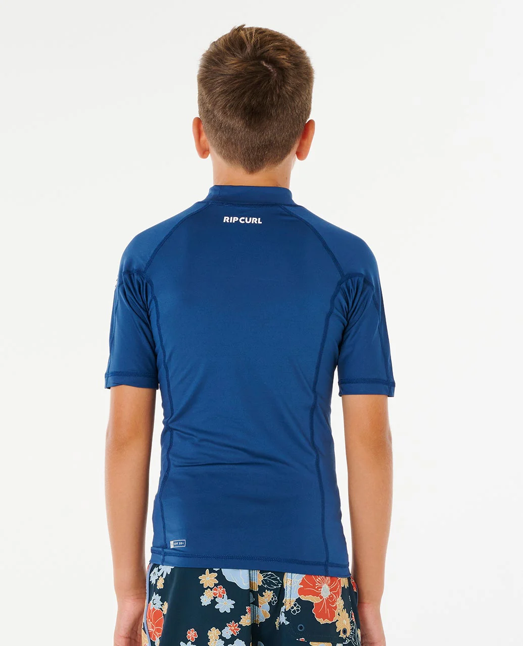 Waves UPF Short Sleeve Boy Rash vest - Image 3