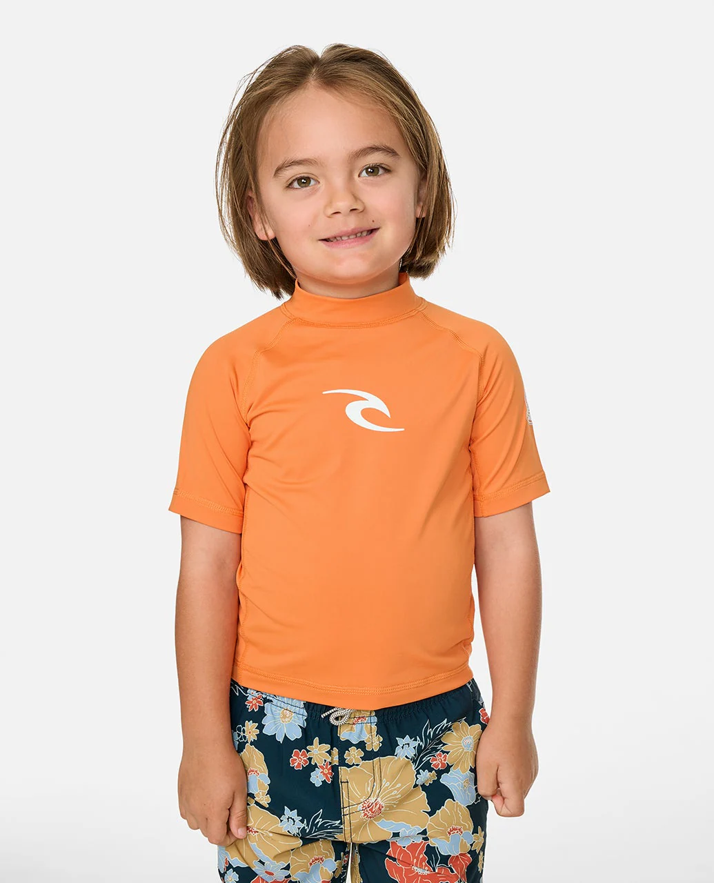 Waves UPF Short Sleeve Boy Rash vest