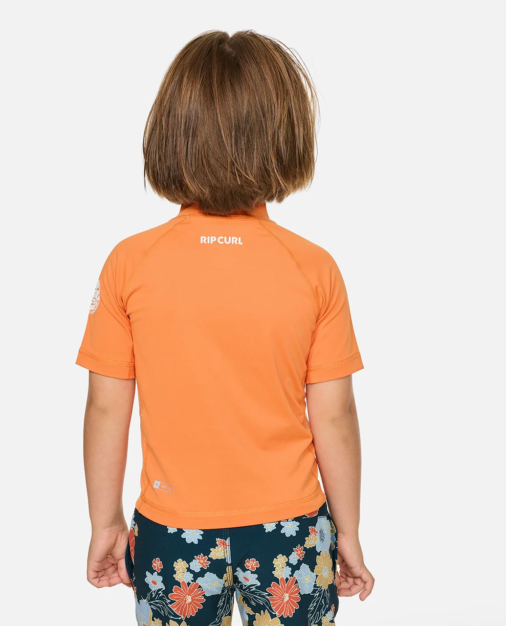 Waves UPF Short Sleeve Boy Rash vest - Image 2