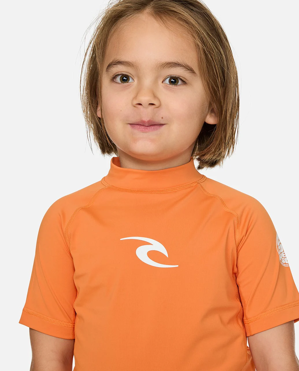 Waves UPF Short Sleeve Boy Rash vest - Image 4