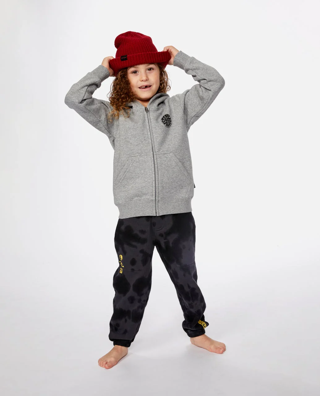 Wetsuit Icon Zip Through Hood - Kids