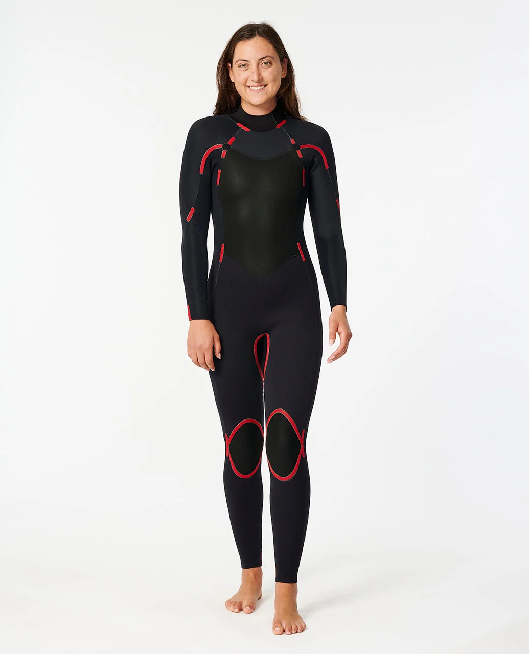 Women Freelite 3/2 Back Zip Wetsuit - Image 4