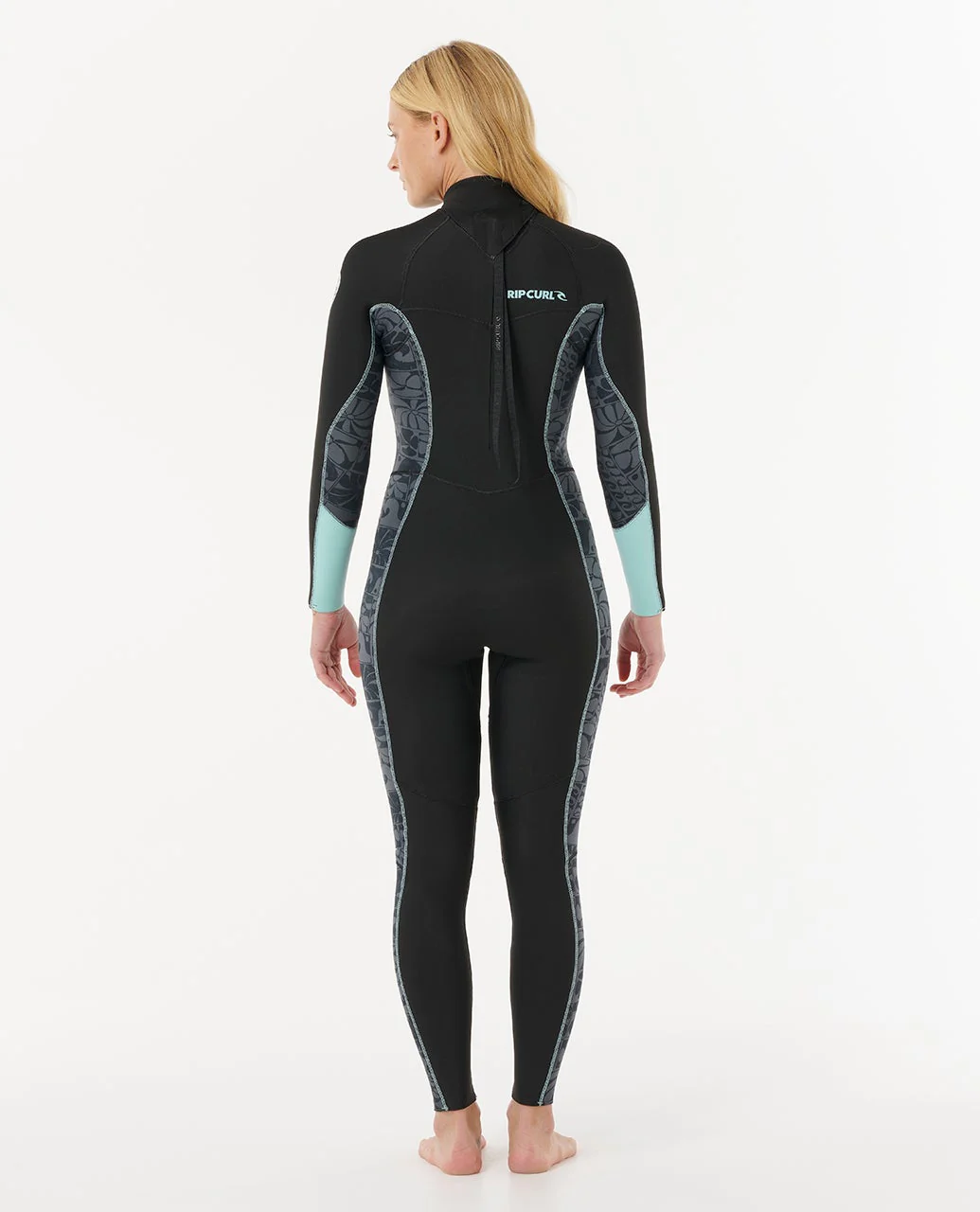 Womens Dawn Patrol 3/2 Back Zip Wetsuit - Image 4
