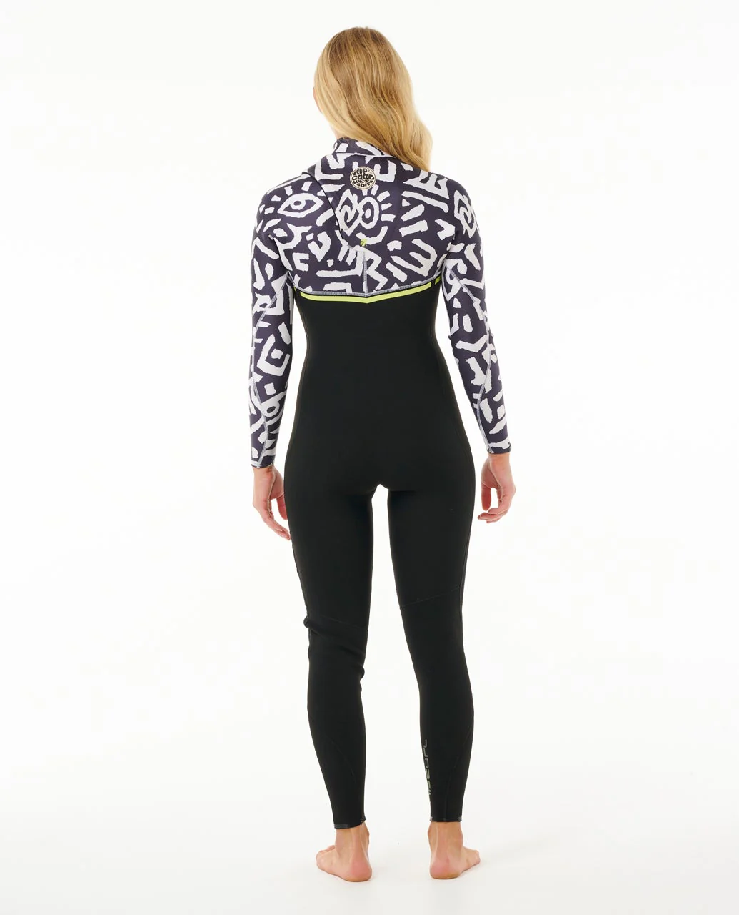 Womens Ebomb 4/3 Zip-Free Wetsuit with Print - Image 3